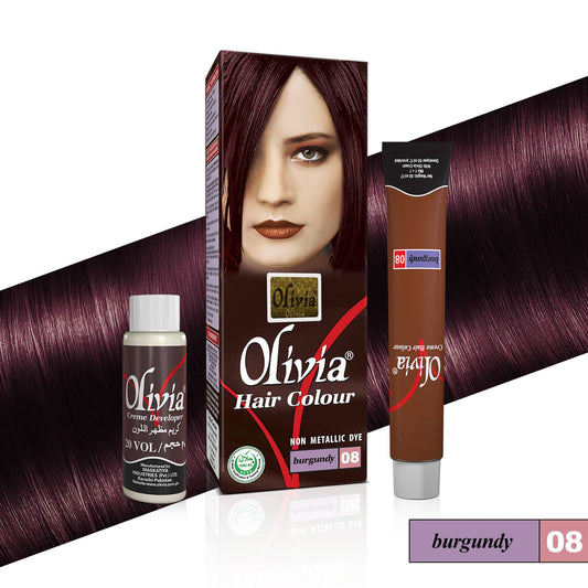Olivia Hair Color Burgandy No. 8 - 50ml
