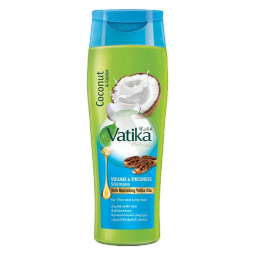 Vatika Coconut & Castor Volume & Thickness Shampoo - 400ml