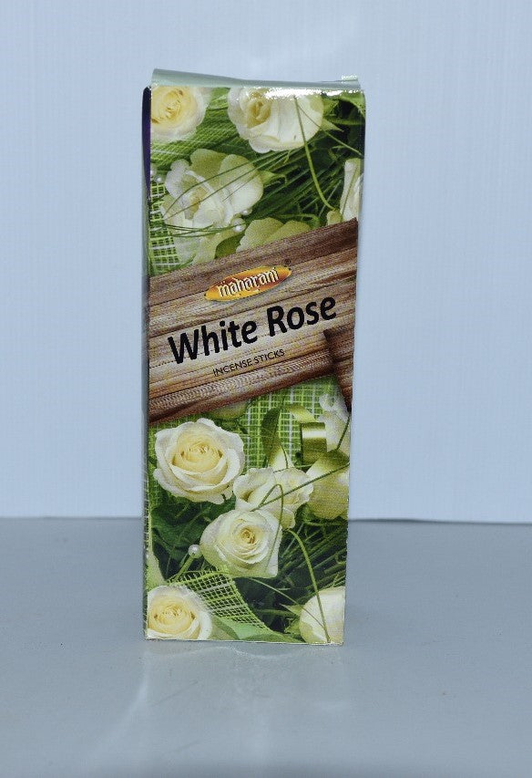 Maharani Small Hex - White Rose