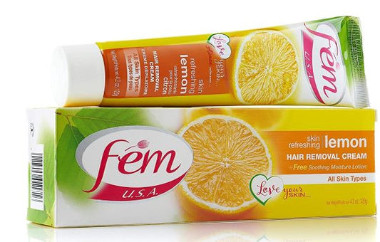 Fem Lemon Hair Removal Cream - 120g