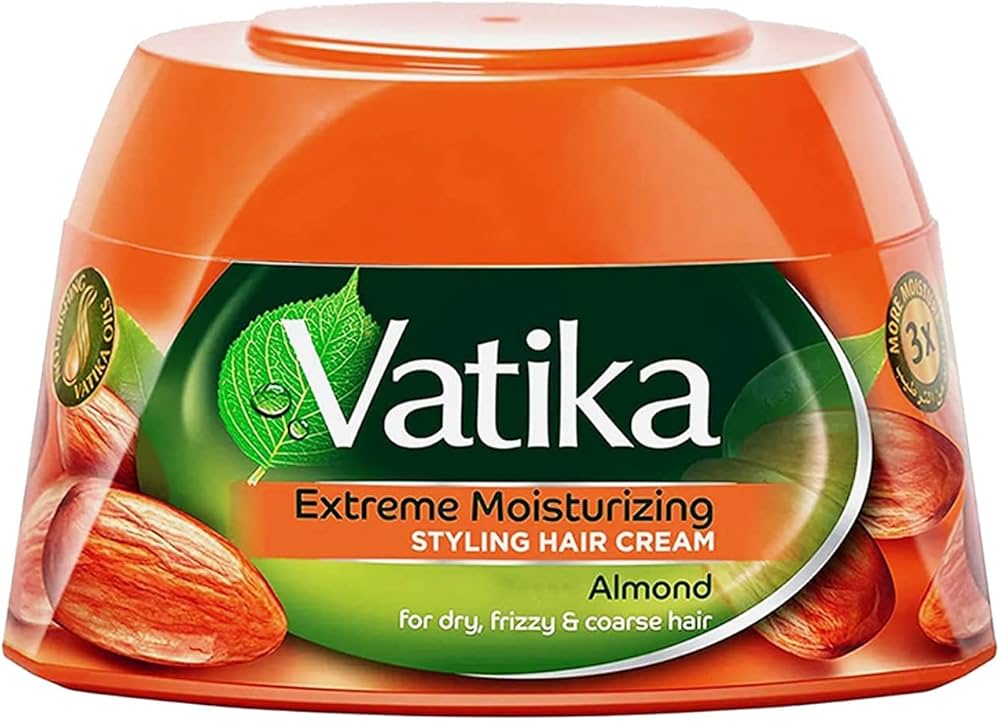 Vatika Spanish Almond Extreme Moisturizing Styling Hair Cream - 140ml