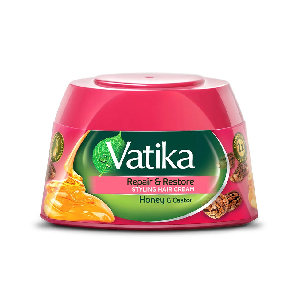 Vatika Honey & Castor Repair and Restore Styling Hair Cream - 140ml