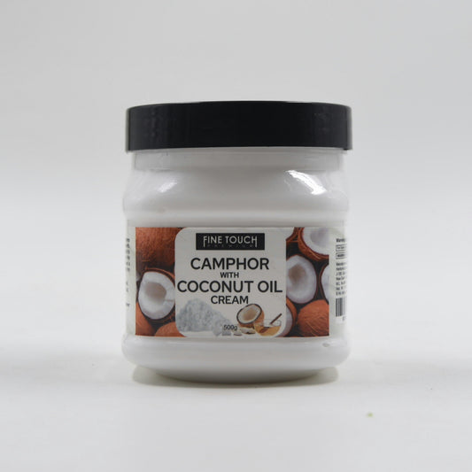 Fine Touch Camphor Cream - Coconut Oil - 500ml