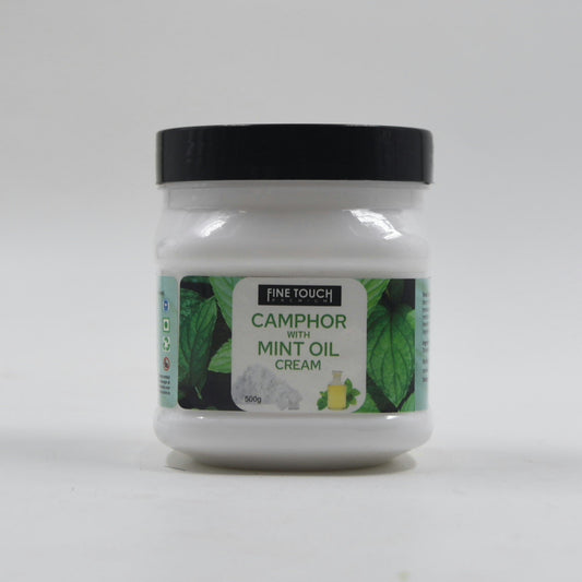 Fine Touch Camphor Cream - Mint Oil - 500ml