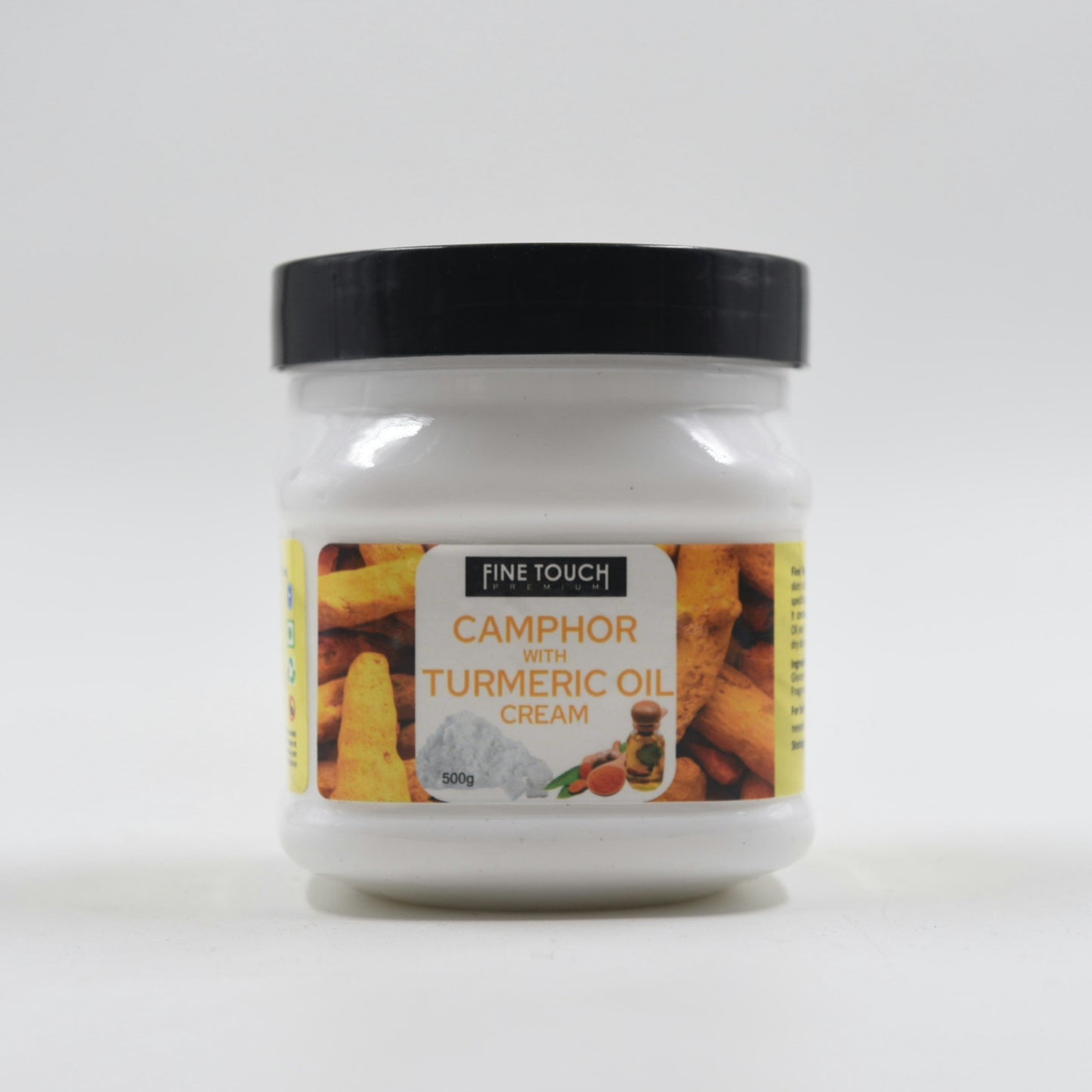 Fine Touch Camphor Cream - Turmeric Oil - 500ml