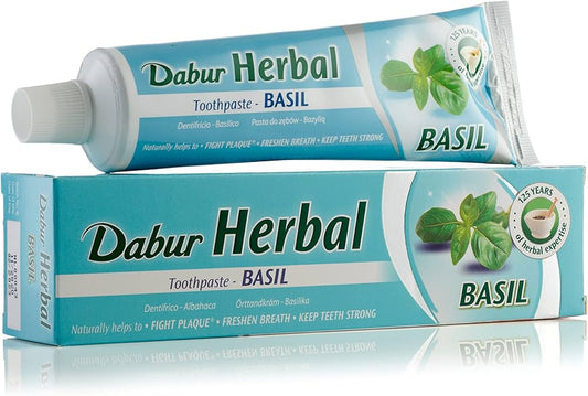 Dabur Herbal Basil Toothpaste - 100mle/155g