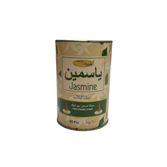 Maharani Jasmine Incense Cones - 60 Pieces