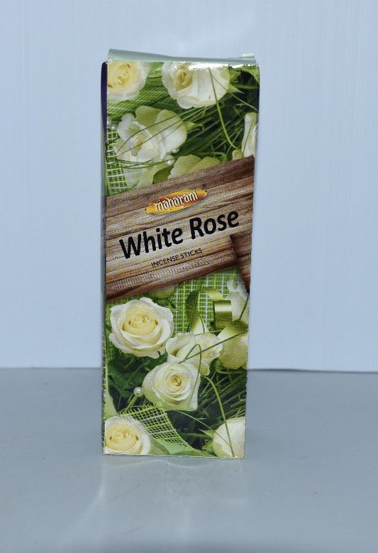 Maharani Small Hex - White Rose
