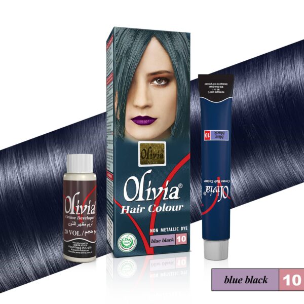 Olivia Hair Color Blue Black No. 10 - 50ml