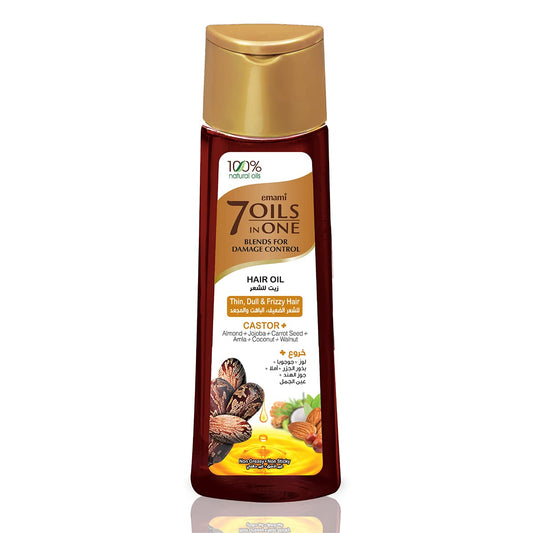 Emami 7-In-1 Damage Control Castor Hair Oil - 200ml